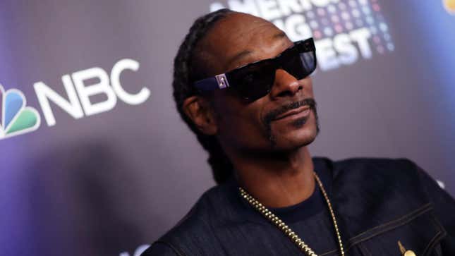 Snoop Dogg attends the NBC’s “American Song Contest” Week 3 Red Carpet on April 04, 2022 in Universal City, California.