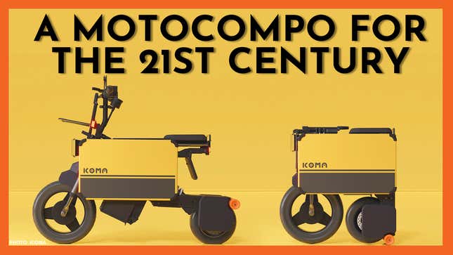 This Foldable Electric Scooter Is a Motocompo for the 21st Century