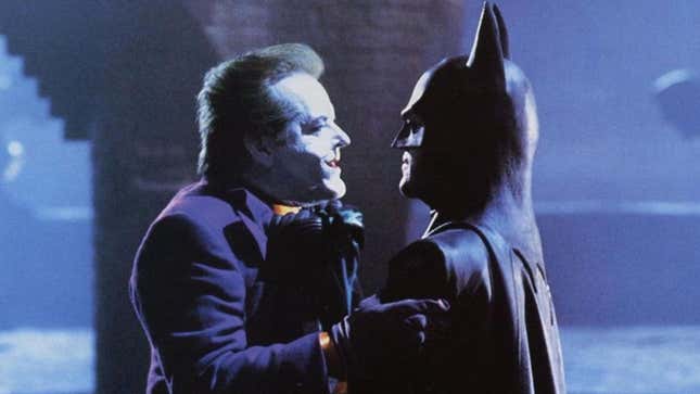Nicholson and Keaton in Batman 1989