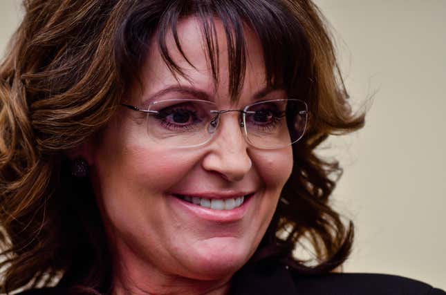 Image for article titled Sarah Palin Is Threatening to Re-Enter Politics