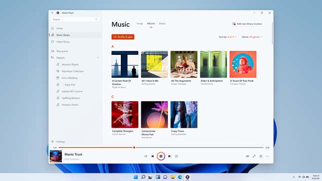 The new Media Player for Windows app