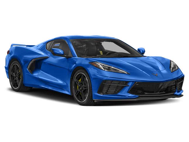 Chevrolet Corvette / 2dr Stingray Cpe w/1LT 2023. Front 3⁄4, Facing to the Right