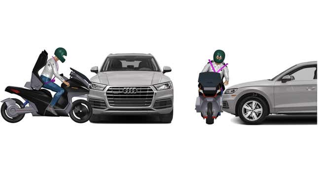 Italdesign Wants To Increase Motorcycle Safety By Using Smart Seatbelts