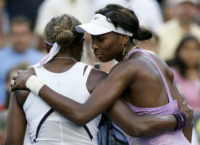 Image for article titled Two decades of the Williams sisters meeting across a tennis net, in photos