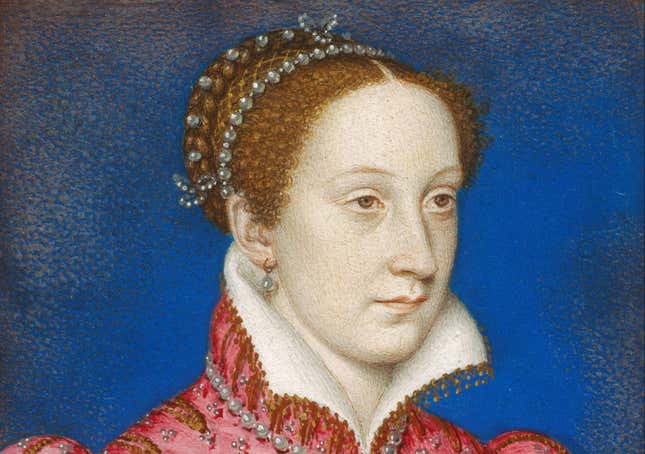 A portrait of Mary, Queen of Scots