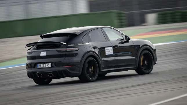 Image for article titled Porsche Is Just Teasing Us With 630-HP Extra Beefy Cayenne