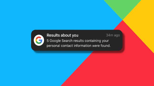 Image for article titled Google Will Now Alert You When Your Phone Number and Physical Address Appear in Search Results