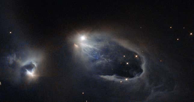 HH 161 and HH 164 emanating from the star V633 Cassiopeiae.