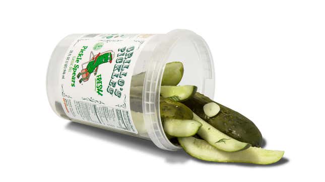 Image for article titled Grillo’s Pickles Are So Hard to Open, but They’re Worth It
