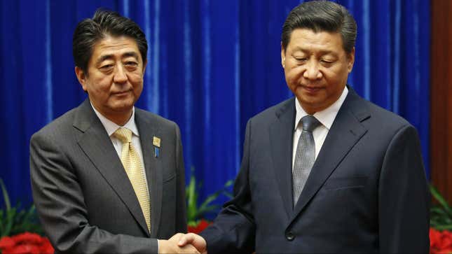 Xi and Abe agreed to disagree.
