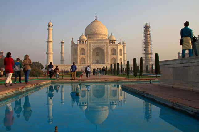 Reflections of Love - Taj Mahal of India by Chandana Witharanage