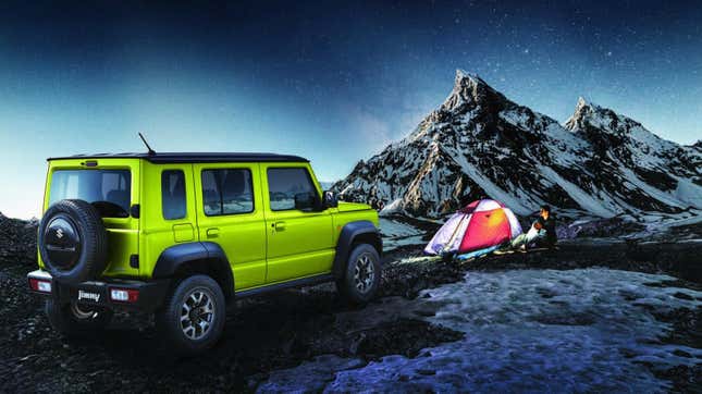 Image for article titled The Suzuki Jimny 5-Door Is the Smallest, Big SUV Around