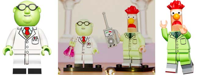 Image for article titled It&#39;s Time to Play the Music and Light the Lights For Lego&#39;s New Muppets Minifigure Collection