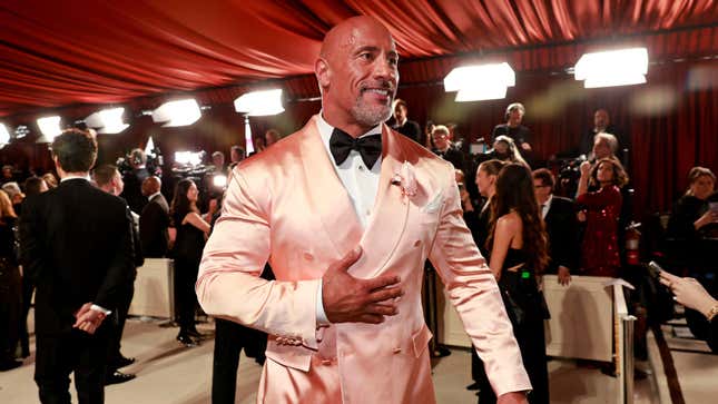 Dwayne Johnson merr pjesë në ceremoninë e 95-të të Çmimeve të Akademisë më 12 Mars 2023 në Hollywood, Kaliforni.