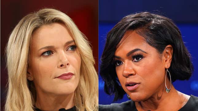 Image for article titled Megyn Blackface is Cool Kelly Tries And Fails to Drag MSNBC’s Tiffany Cross