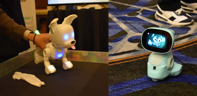 Photos of Dog-E and Miko