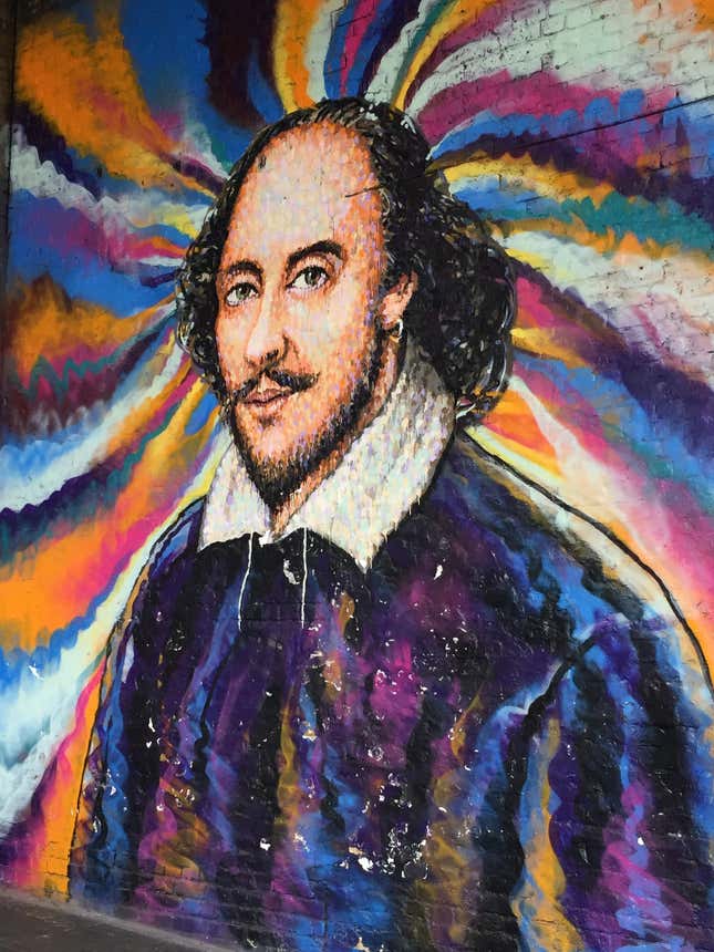 Shakespeare street art