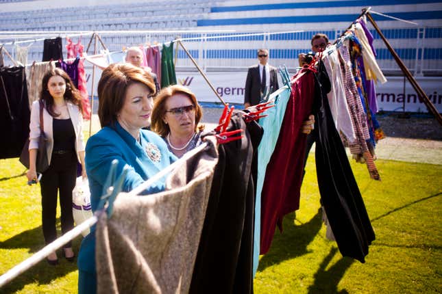 President Atifete Jahjaga supported the initiative from the very beginning. (Jetmir Idrizi)