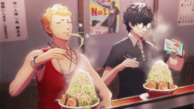 Ryuji and Joker in Persona 5 Strikers