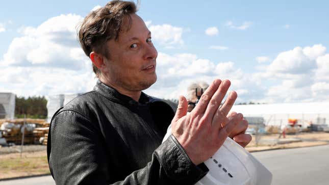 Tesla's gigafactory in Gruenheide