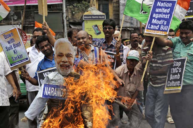 Narendra Modi-Land acquisition.