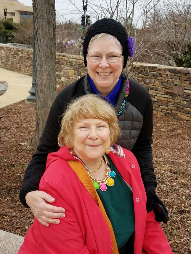 Colleen Quinn-House, top, and Pat Quinn.
