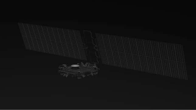 Esquema de un satélite Starshield de SpaceX
