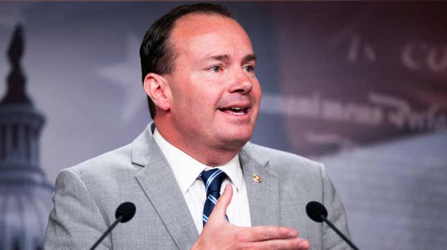 Image for article titled Sen. Mike Lee Posts Angry Rant on Military Women Getting Paid Leave for Abortion Travel