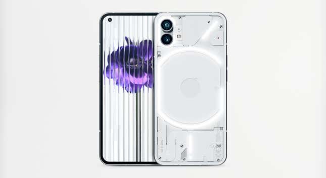 Imagen para el artículo titulado El Nothing Phone (1) por fin está aquí, pero ¿será suficiente?