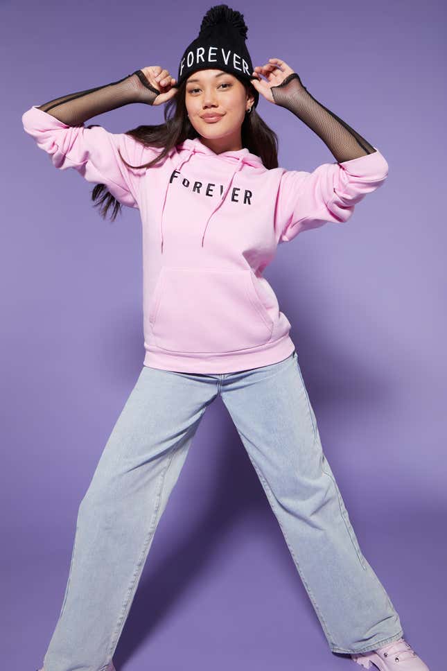 Image for article titled Forever 21 Took Cute &#39;Metaverse Fashion&#39; and Made It Into Very Boring IRL Clothes