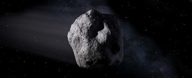 Imagen para el artículo titulado Todo lo que sabemos sobre 418135, el asteroide que está a punto de pasar rozando la Tierra