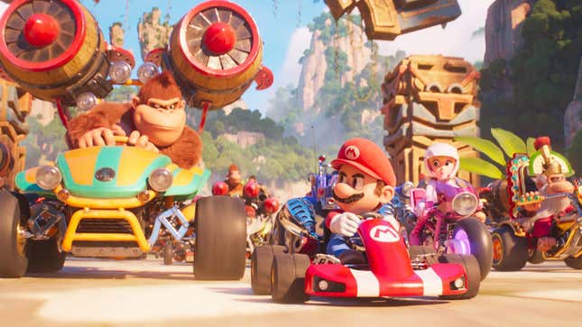 Die Mario Kart-Szene ist zugegebenermaßen ziemlich großartig.