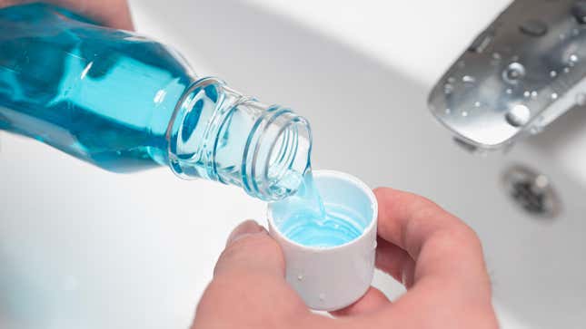 Image for article titled Does Mouthwash Actually Do Anything?