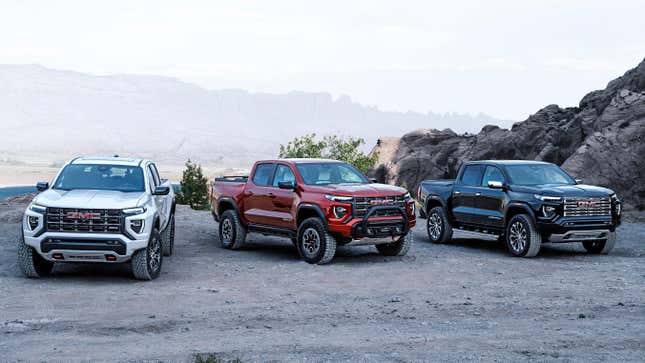 Image for article titled 2023 GMC Canyon Gets More Off-Road Performance, But Will Cost More Across New Lineup
