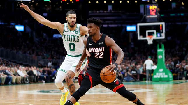 Jimmy Butler and Jayson Tatum will face off in the Eastern Conference Finals.