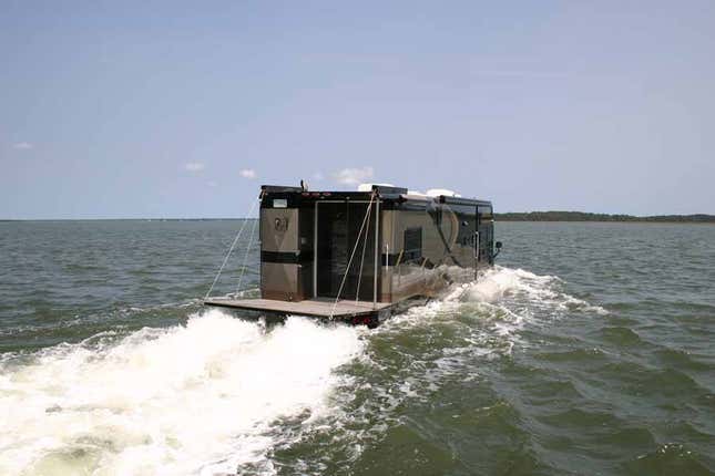 Image for article titled This Mammoth Amphibious RV Is A Yacht You Can Drive On The Road