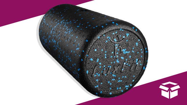 The 12&quot; speckled foam roller from LuxFit.