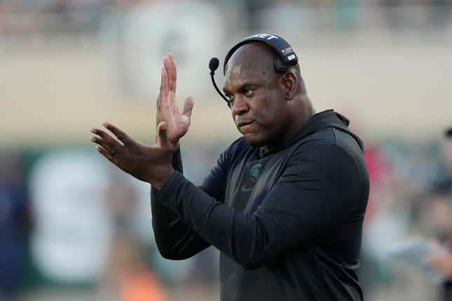 Michigan St. football coach Mel Tucker is facing sexual harassment charges.