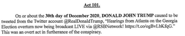 Image for article titled Here Are the 12 Tweets That Helped Get Trump Indicted