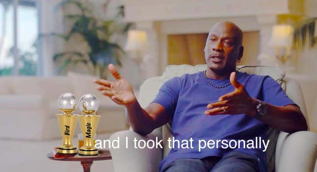 Michael Jordan may be feeling left out by the naming of the new NBA postseason awards.