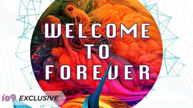 Colorful cover art for Welcome to Forever by Nathan Tavares