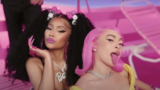 Nicki Minaj and Ice Spice in Barbie World