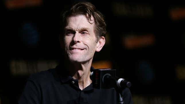 Kevin Conroy speaks during the Batman: The Animated Series 25th Anniversary panel at 2017 New York Comic Con.