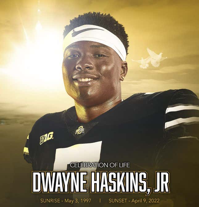 Image for article titled Dwayne Haskins Jr.&#39;s New Jersey Funeral To Be Livestreamed Today