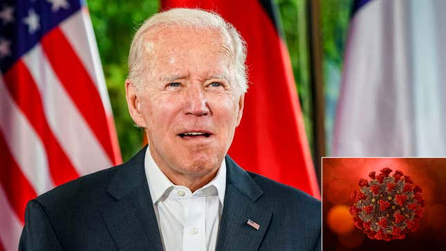 Image for article titled Covid Virus Unsure How To Make Biden’s Body Any Weaker