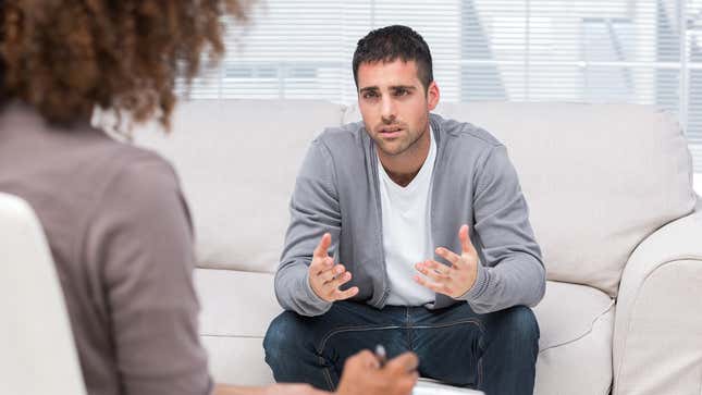 Image for article titled Most Common Issues Men Bring Up In Therapy