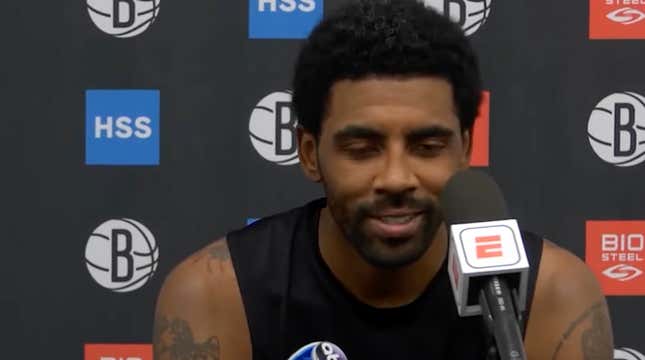 Image for article titled &#39;I&#39;m Just Grateful&#39;: Kyrie Irving Breaks His Silence on His Return to the Brooklyn Nets