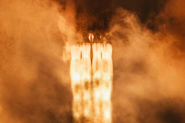RS-1 engines engaged.