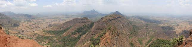 Maharashtra, India on May 28, 2010, during the dry season.