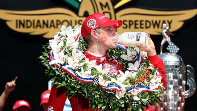 Image for article titled Marcus Ericsson Wins The Indianapolis 500 in a Two-Lap Sprint